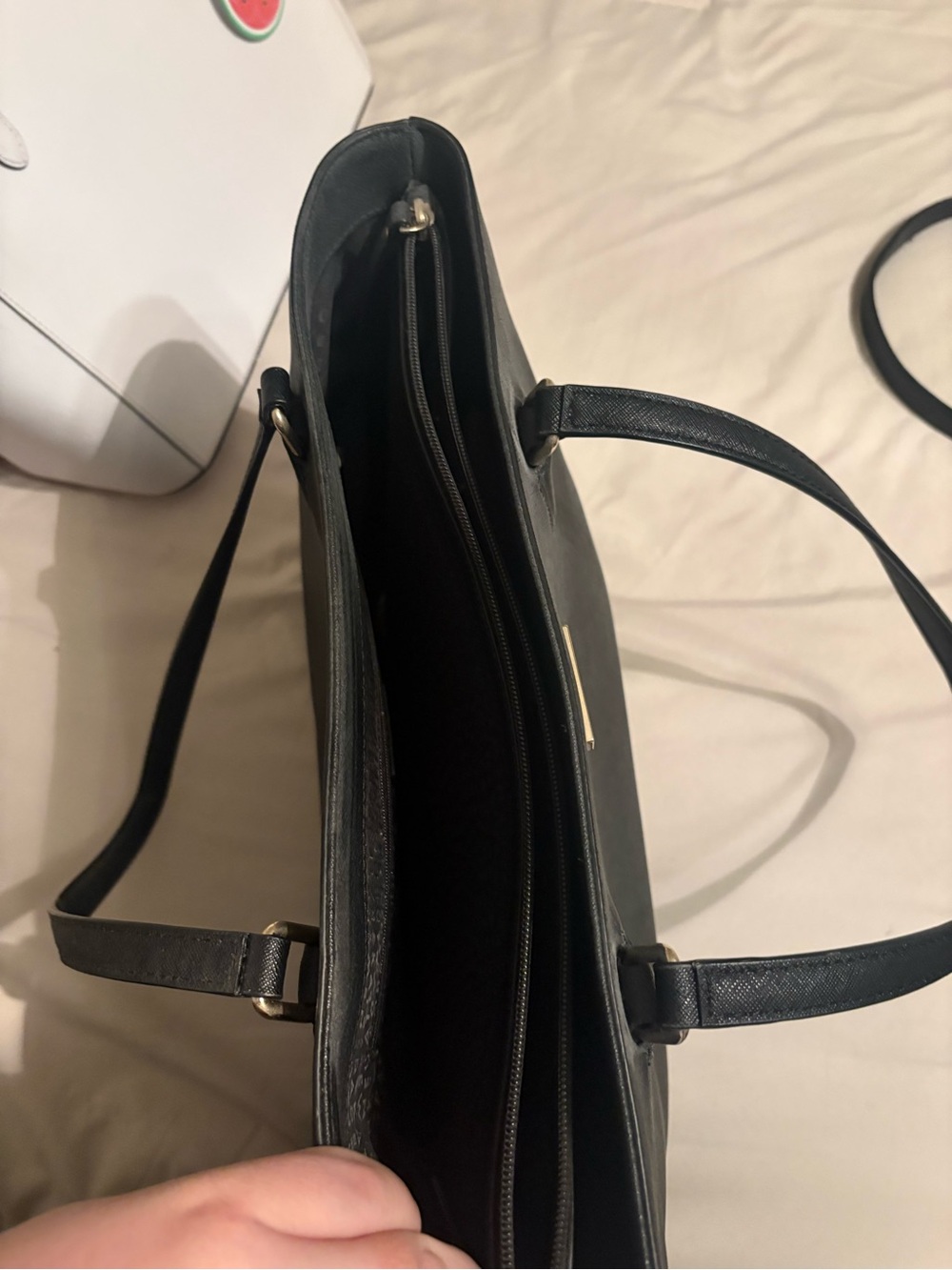 Black Kate Spade Computer Tote - Picture 3 of 3